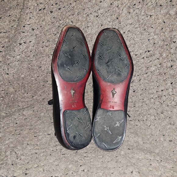 CESARE PACIOTTI-Black Leather Lace Up Oxfords-29630-Sz 7.5 US-Excellent - Picture 8 of 9